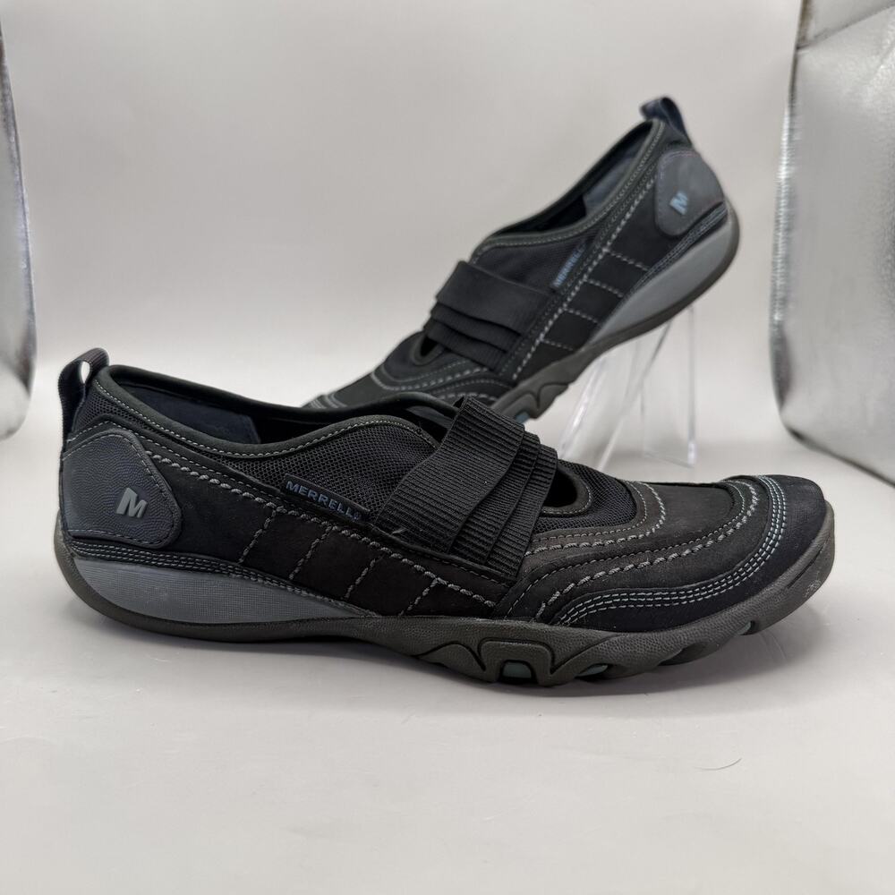 Merrell Mimosa Band Shoes Womens Size 8 Black Slip On Walking Comfort Sneakers
